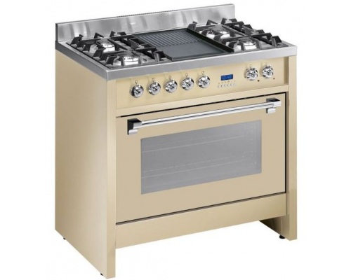 Κουζίνα αερίου μικτή Steel Cucine DERBY 90 (90 εκ.)